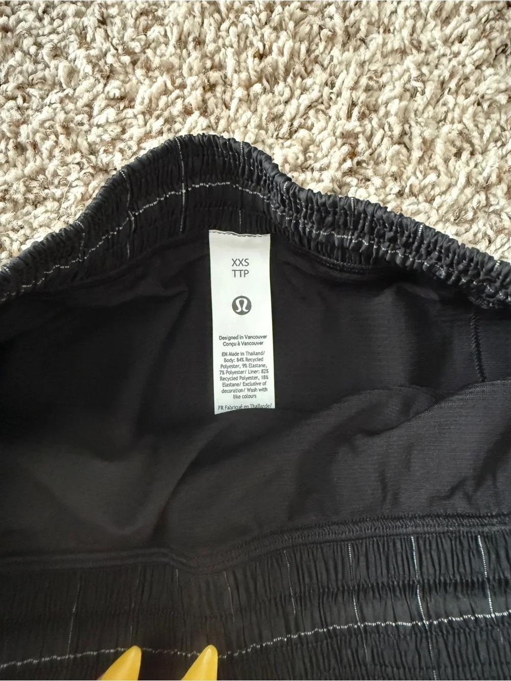 Lululemon split textured shorts